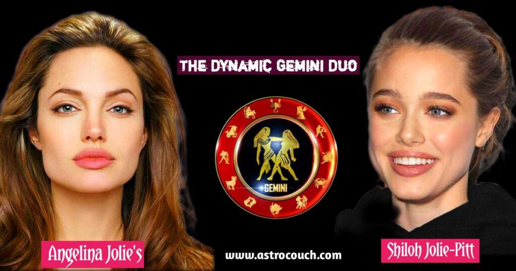 Angelina Jolie And Her Daughter Shiloh : Gemini Duo 
